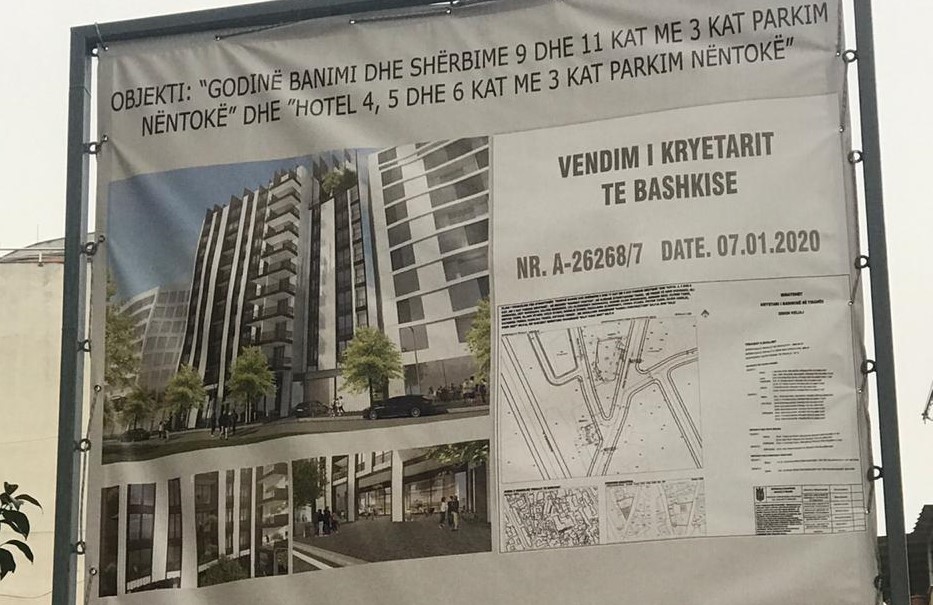 Objekti godine banimi dhe sherbime 9 dhe 11 kat, Rruga e Barrikadave